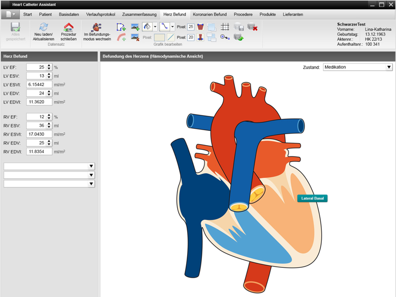 cardWorks – Dokumentationssystem für das Herzkatheterlabor